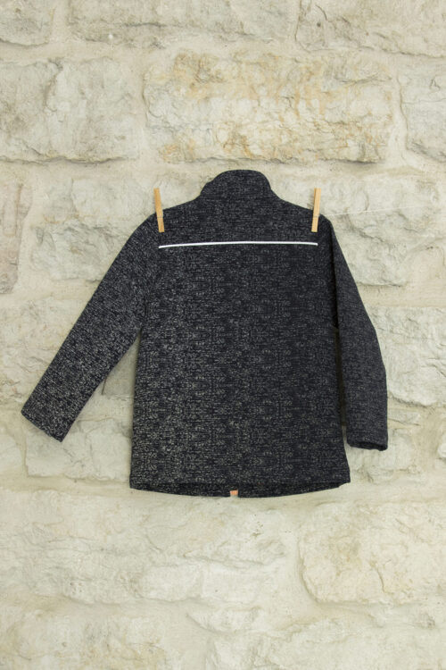 Laste tumesinine softshell jope Bruno 114 - Image 7