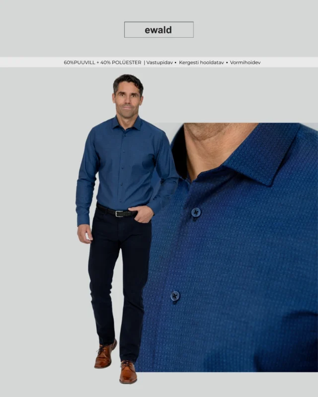 Tuleva nädala inspiratsioon -> tumesinine toon ja struktuurne kangas annavad Sulle soliidse ilme! 😉  • Leiad särgi e-poest sisestades otsingusse "4102"
• Esinduspood: Paldiski mnt 29, Tallinn  #eestidisain #estoniandesign #kvaliteetsärgid