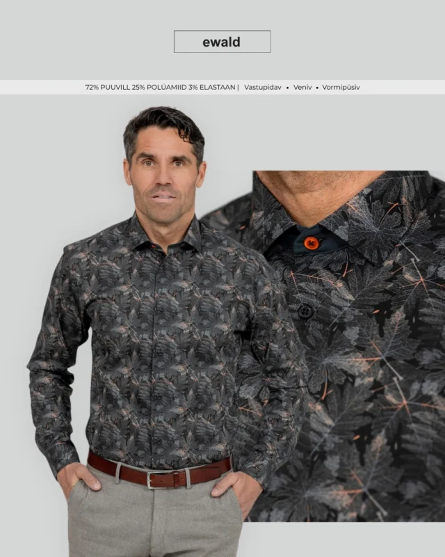 Särk, mis peab vastu. 🤝  Selle särgi puhul on nii koostis kui muster 10/10st.
Polüamiid muudab särgi vastupidavaks, kiirelt kuivavaks ning koos elastaaniga tagab, et särk püsib kena terve päeva vältel. Elastaan muudab kanga ka kergelt venivaks, seega kõik see siin kokku = puhas võit mehele, kellele meeldivad julged mustrid!  Leia särk:
• e-poest sisestades otsingusse "3110"
• Esinduspoest aadressil Paldiski mnt 29, Tallinn  #eestidisain #estoniandesign #vastupidav